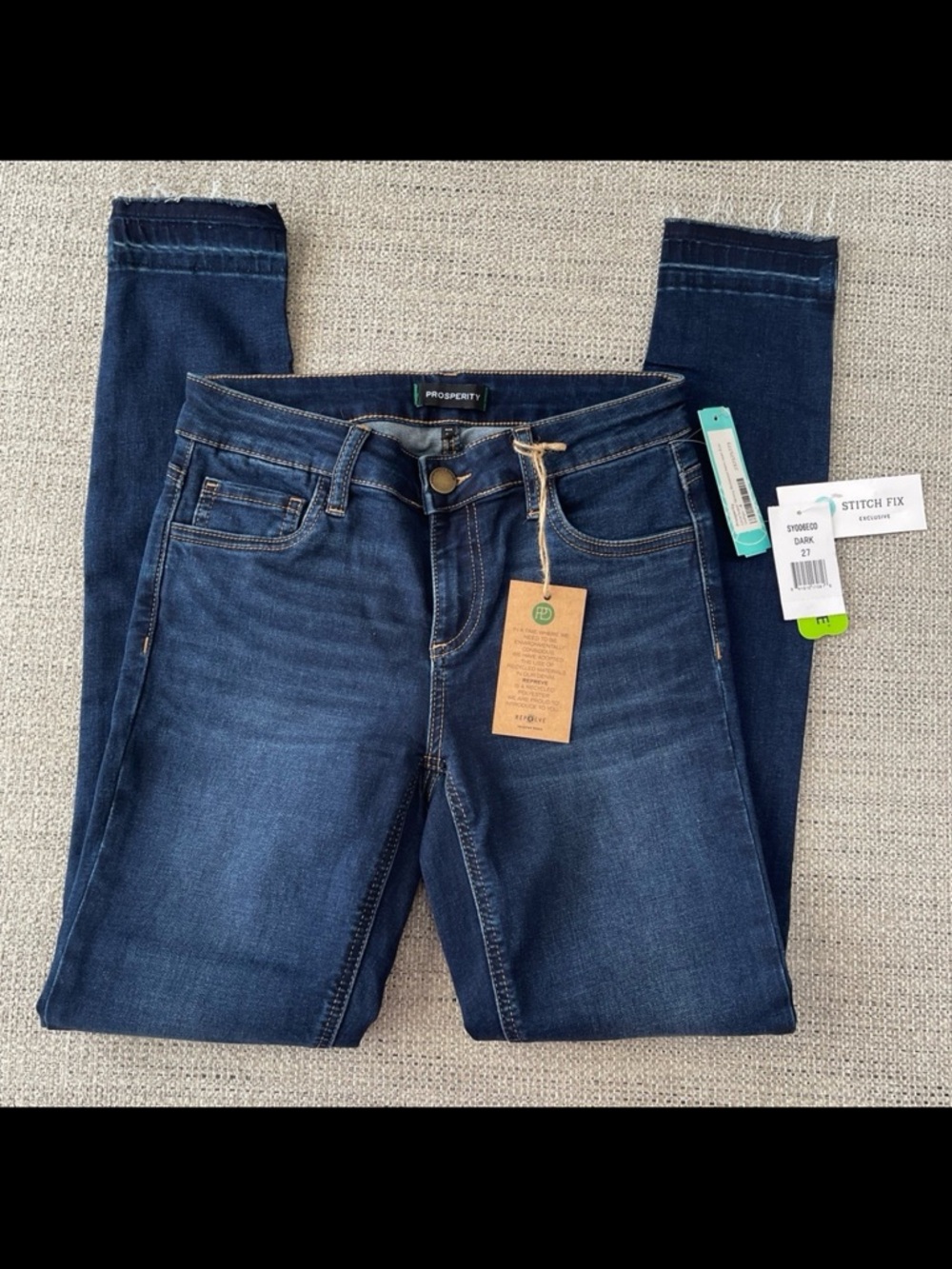 Prosperity Mid-Rise Dark Indigo Skinny Jeans - Women's
